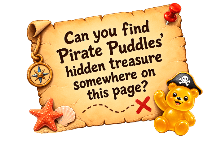 Can you find Pirate Puddles' hidden treasure somewhere on this page?